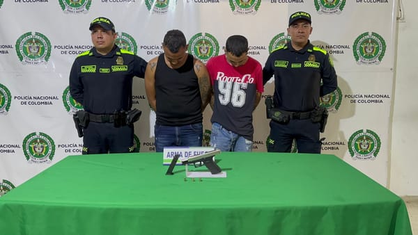 Par de 'ratas' deberán responder por andar armados en Bucaramanga