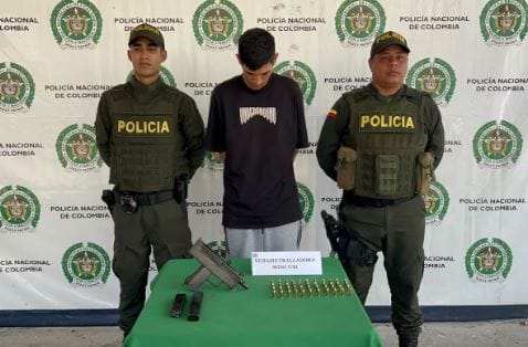 Con tremendo fusil lo sorprendieron en Barrancabermeja