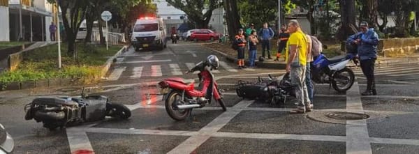 Choque de motos acabó con tragedia en Barrancabermeja