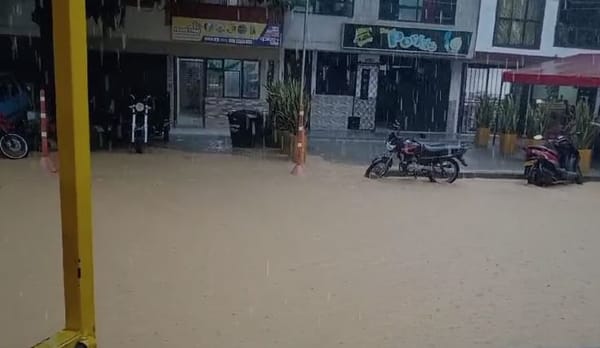 EN VIDEO. Lluvias torrenciales en el área metropolitana