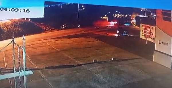 Choque vía San Gil casi acaba en tragedia