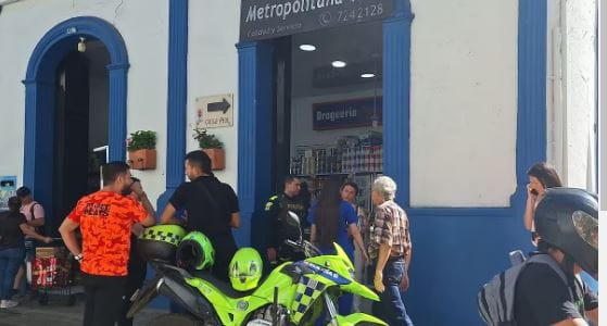 Ciudadano murió dentro de una droguería en el centro de San Gil