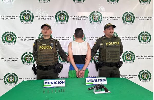 Capturan a vigilante que disparó en plena vía pública en Bucaramanga