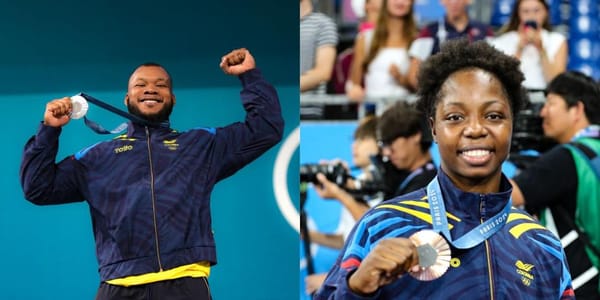 Valle del Cauca recibe con orgullo a Yeison López y Tatiana Rentería tras su éxito en París 2024
