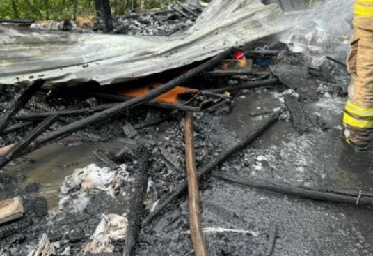 Carpintería fue consumida por un incendio en la vereda Rosa Blanca