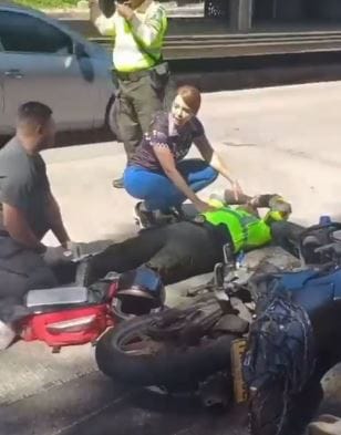 VIDEO. Evasión de retén le salió caro, cárcel y moto inmovilizada en Floridablanca