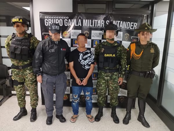 ¡Pequeño pero peligroso! Cayó alias "Mediometro", presunto integrante del ELN