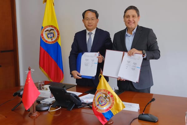 Colombia firma memorando con China para impulsar conectividad e inteligencia artificial