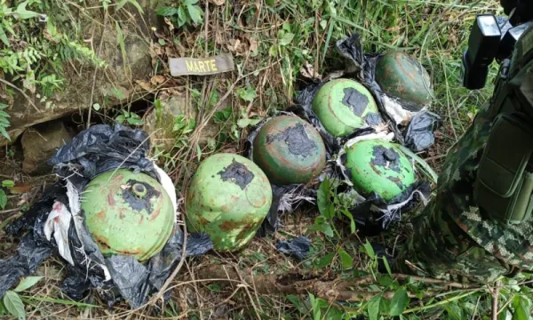 Autoridades frustraron atentado con cilindros bomba en Sardinata