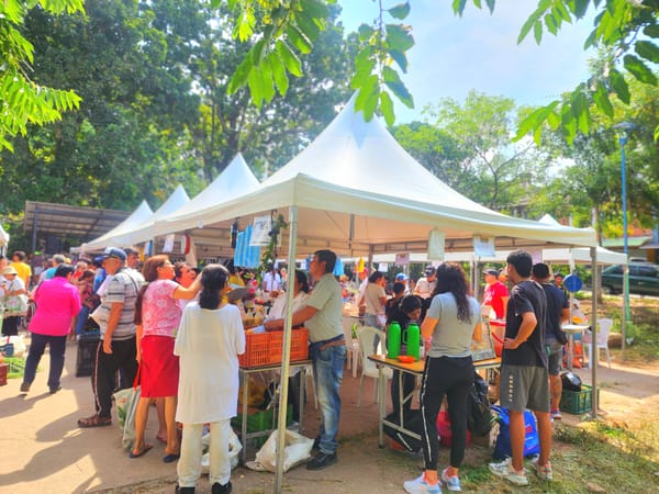 Mercado campesino triunfó en Paseo del Puente II