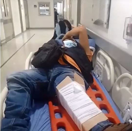 Motociclista atropellado por carro fantasma pide justicia