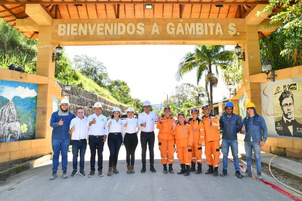 Hecho histórico : El gas natural llegó por primera vez a Gámbita