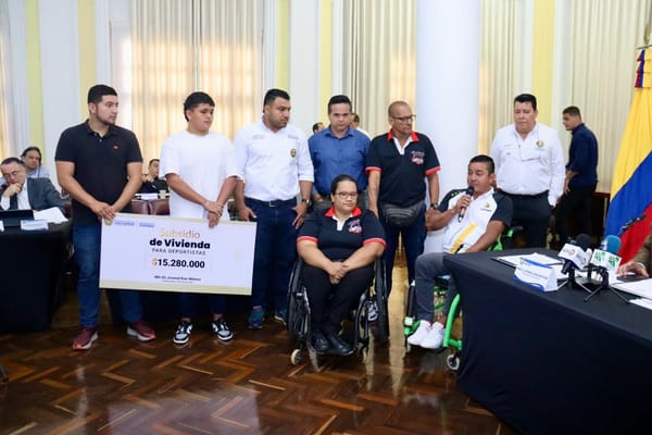 Deportistas santandereanos reciben subsidios para el mejoramiento de vivienda