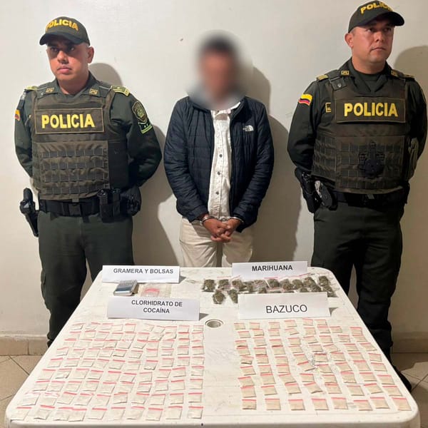 Jíbaro fue recapturado con ilícitos en Zapatoca