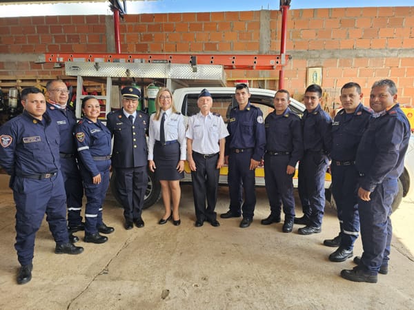 14 años del Cuerpo de Bomberos Voluntarios de Zapatoca