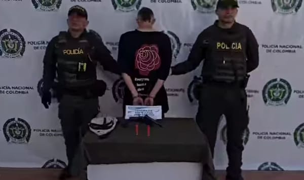 Capturado un hombre en Floridablanca por tráfico y porte ilegal de armas