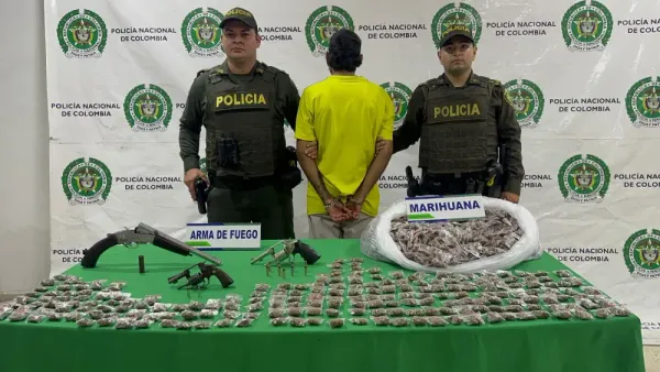 Con un bulto de 'cripy' lo mandaron tras las rejas en Bucaramanga
