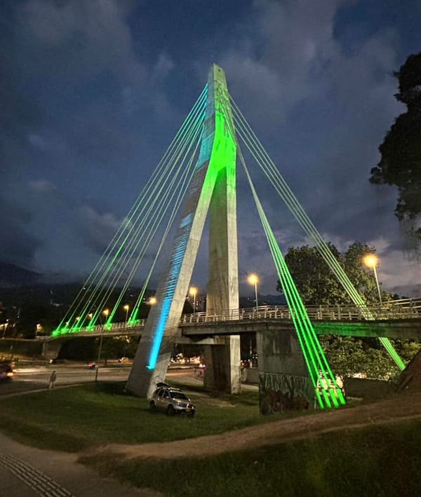 Floridablanca recuperó el alumbrado público en Papi Quiero Piña