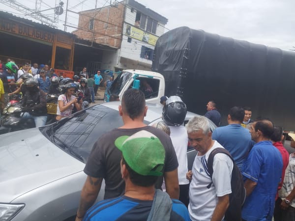 VIDEO. Sicariato en plena glorieta del barrio Girardot