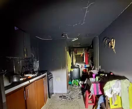 Quemado murió hombre que le prendió fuego a su casa en una pelea de pareja