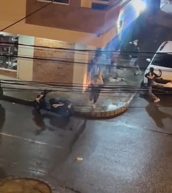 Vándalos se citaron para pelear en Piedecuesta