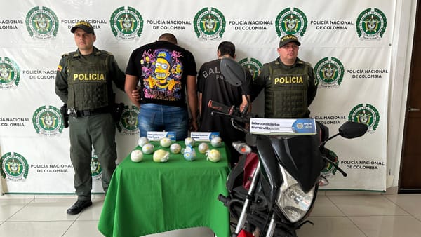 Capturan a dos ‘peloteros’ mientras intentaban ingresar droga a la Cárcel Modelo de Bucaramanga