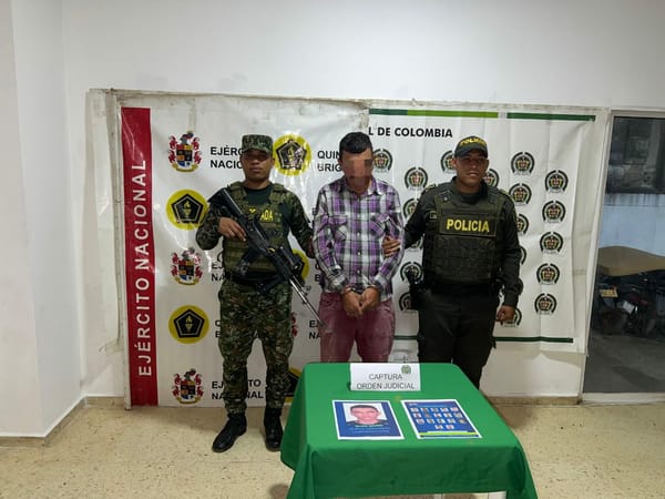 El "Nono", uno de los más buscados de Bucaramanga cayó preso en Puerto Wilches