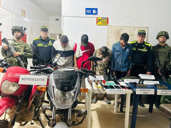 Banda criminal fue desarticulada en Simacota