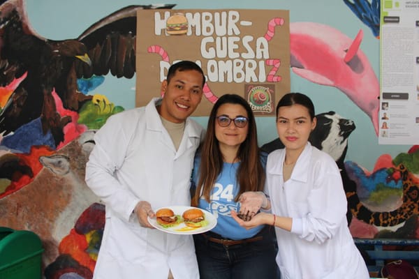 Emprendimiento de hamburguesas con carne de lombriz busca revolucionar la industria alimentaria
