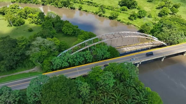 Inician obras de mantenimiento en el puente sobre el río Opón