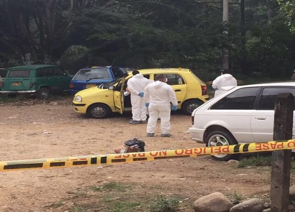 Taxista asesinado a tiros en Floridablanca