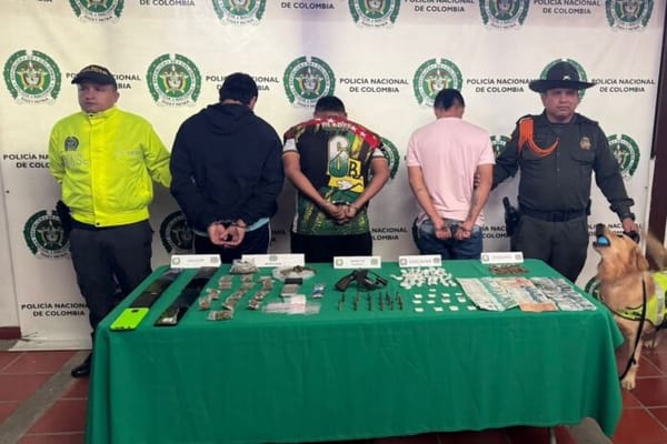 Trío de criminales cayeron ante la ley en Bucaramanga