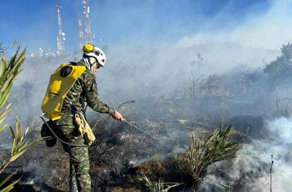 Ejército Nacional refuerza acciones preventivas ante incendios forestales y sequías en Santander