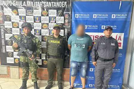 Por agresor a ‘su mujer’ lo capturaron en Piedecuesta