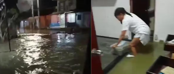 Aguas residuales inundan zonas de Cartagena