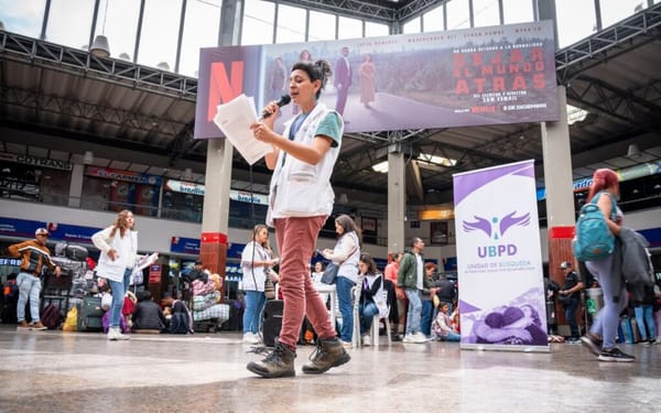 Terminales de transporte, puntos clave para la pedagogía sobre la desaparición forzada