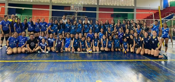 Deportistas de Lebrija se imponen en Festival de Voleibol en San Gil