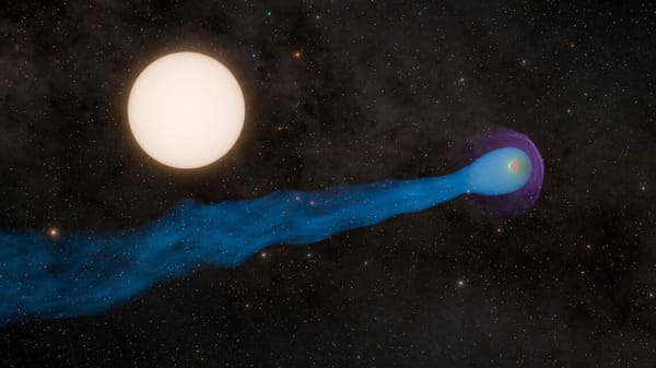 Descubren exoplaneta con "cola" de gas que desafía las leyes de la astronomía