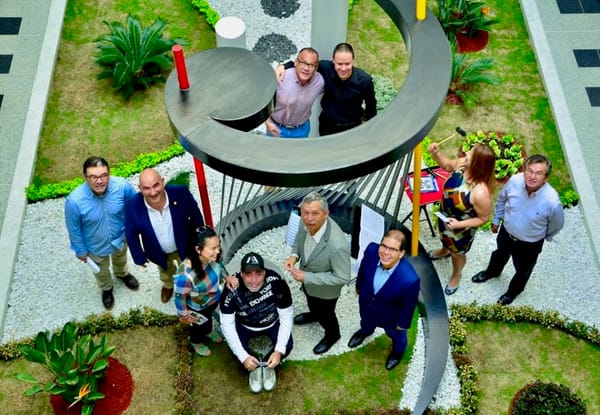 Arte y música vibran juntos en la escultura ‘En Clave de UIS’