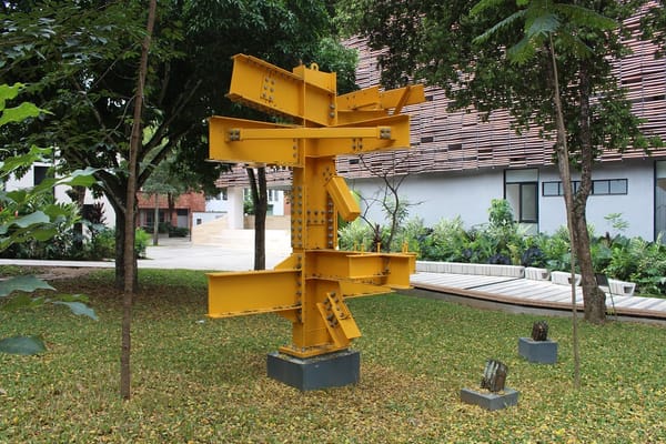 ‘Conexiones’, la escultura que facilita el entendimiento de las estructuras de acero