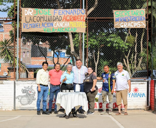 Cancha de Villa Alcázar en Floridablanca será remodelada