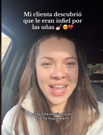 Infiel fue sorprendido por un diseño de uñas