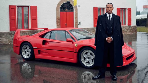 Lewis Hamilton comenzó su nueva 'chamba' en Ferrari