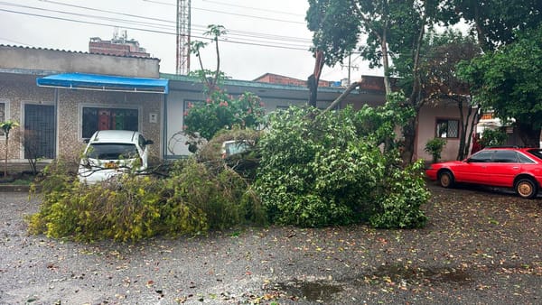 Fuertes lluvias sorprenden a Bucaramanga en plena temporada seca