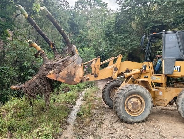 Emergencia por fuertes lluvias en Piedecuesta