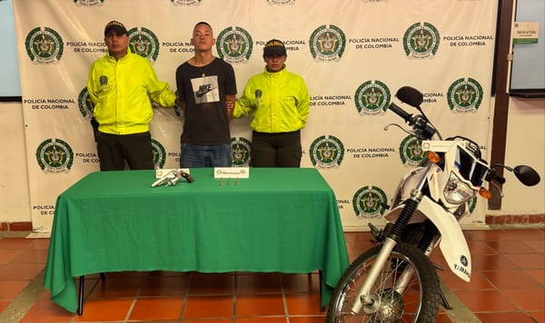 Capturado extranjero por tráfico y porte de armas en Bucaramanga