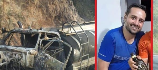 Conductor fue asesinado y su camión incendiado