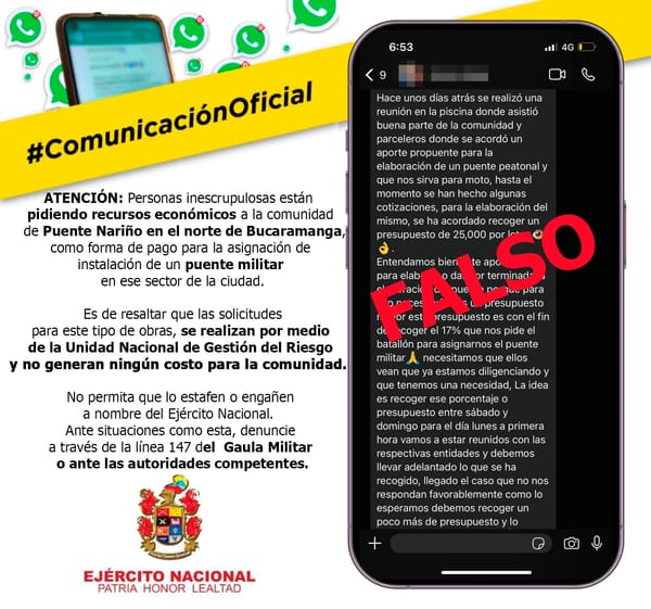 Usan nombre del Ejército para intentar estafas