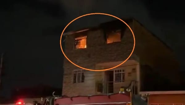 Incendio por una veladora dejó a una familia en la calle