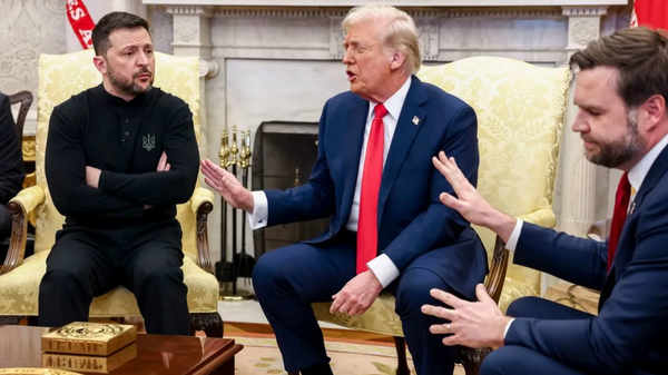 "Te estás jugando la Tercera Guerra Mundial": Trump y Zelensky protagonizan disputa